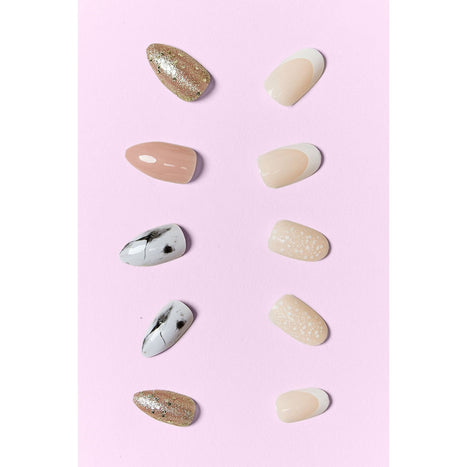 Press On Nails - 2 Set Bundle Pack of 48 Nails