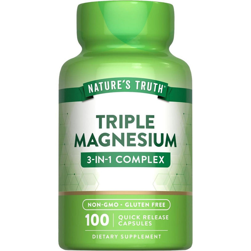 Nature's Truth Nature’s Truth® Triple Magnesium Complex 400 mg - 100 Quick Release Capsules Vitamins & Supplements