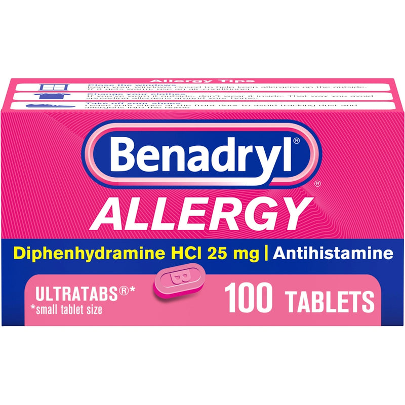 Benadryl Benadryl Ultratabs Antihistamine Cold & Allergy Relief Tablets Health & Beauty