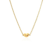 Bids.com 14k Yellow Gold Chain Necklace with Polished Knot Necklaces