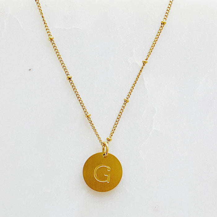 Ellison + Young: Singular Charm Initial Necklace