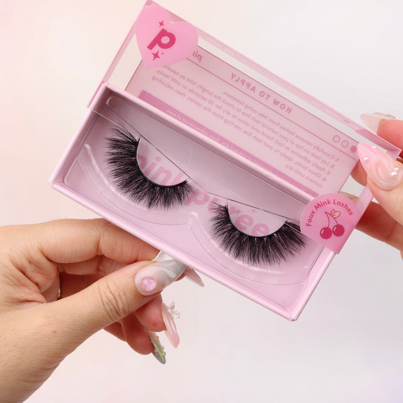 Pink Purée Moonlight Faux Mink Lashes