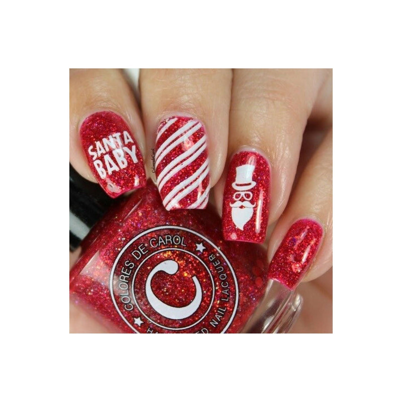 UberChic Beauty Holiday Jingle, (Christmas-03) Stamping Plate
