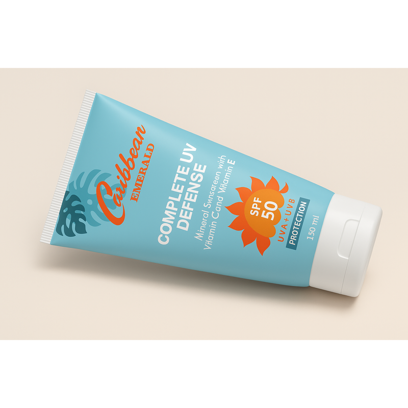 Caribbean Emerald Mineral Sunscreen with Vitamin C and E SPF 50 Sunscreen