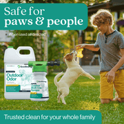 EcoStrong Outdoor Odor Eliminator Pet & Animal > Outdoor Odor Dark Cyan 1 Gallon Jug and Multi Use Sprayer,1 Gallon Jug,32 oz Sprayer Bottle and 1 Gallon Refill,32 oz Sprayer Bottle,10 x 2 oz Shots and Sprayer Bottle,5 Gallon Pail