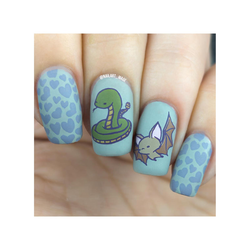 UberChic Beauty Cute & Tiny Baby Animals Stamping Plate