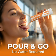 Go Wise Vegan Multivitamin Powder Stick Packs - No Water Needed Multivitamin