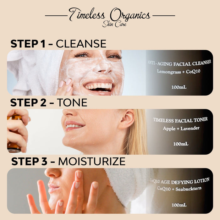 Timeless Organics Skin Care - Anti-Aging Kit