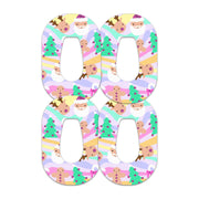 Peelz Christmas Pastel Dexcom G6 Patch Tape - Pump Peelz Patch Medical Tape