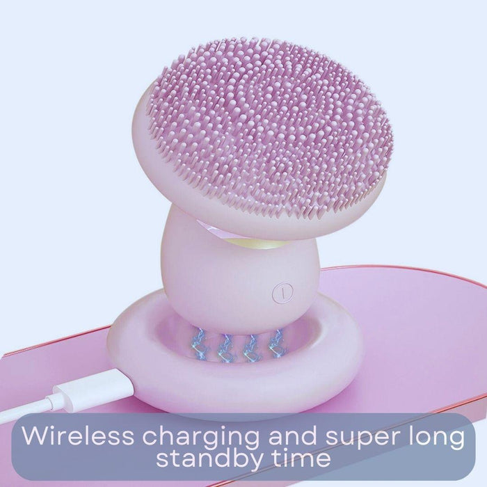 ZAQ Skin & Body - Vera Waterproof Facial Cleansing Brush With Pulse Acoustic Wave Vibration, And Magnetic Beads