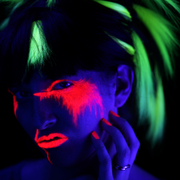 Medusa's Makeup UV Neon Pigment Makeup - Fluorescent Blue