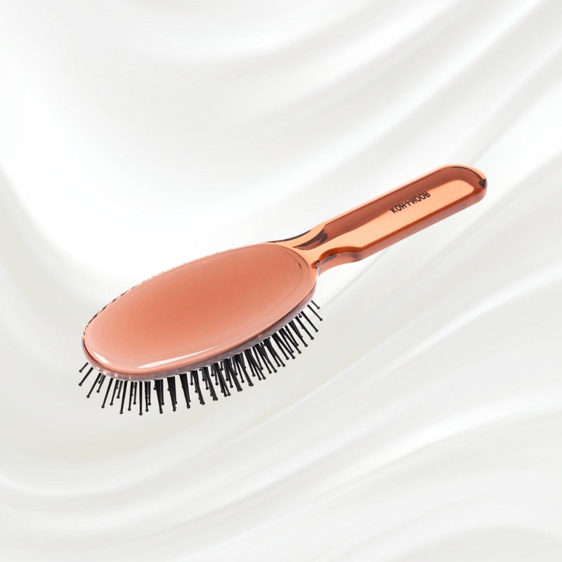 All Seasons Synthetic Pin Hair Brush - Pneumatic Cushion for Thick & Coarse Hair
