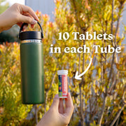 Drinklits STRAWBERRY Immunity Tablets for Daily Immune Support (8 Tubes, 80 Servings) Immunity Hydration Electrolyte Tablets