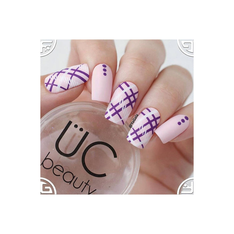UberChic Beauty Pretty In Plaid-01 Stamping Plate