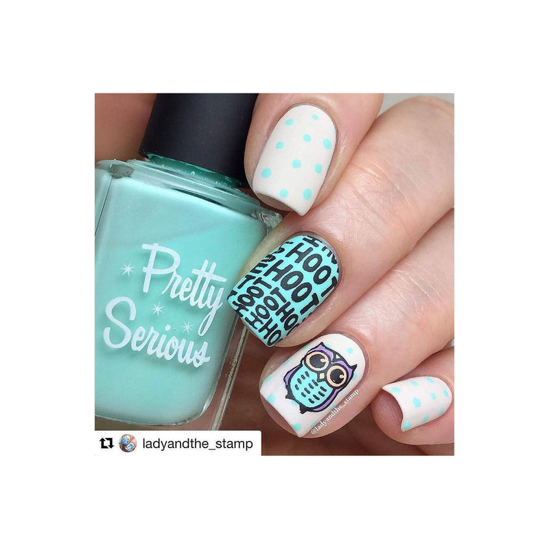 UberChic Beauty Who Gives a Hoot Stamping Plate