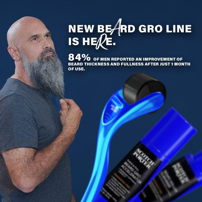 Scotch Porter Beard Gro Starter Set Midnight Blue
