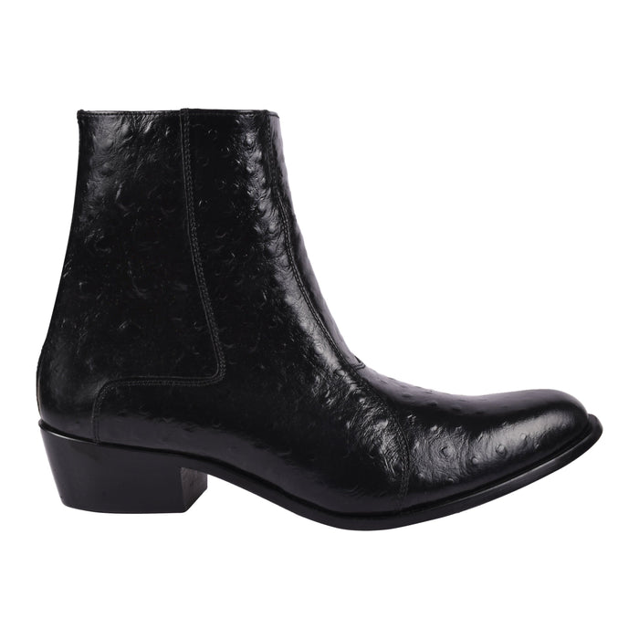 Jazzy Jackman Leather Print Ankle Length Boots