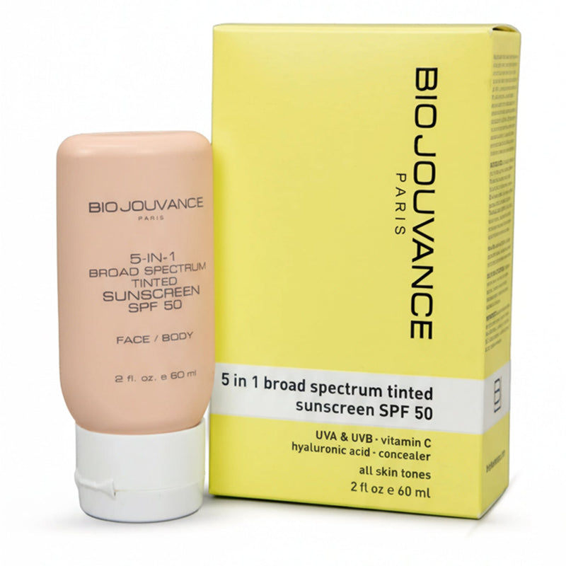 Bio Jouvance Paris Consumer 5 in 1 Broad Spectrum Tinted Sunscreen SPF 50 Retail