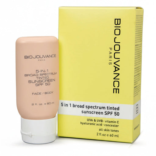Bio Jouvance Paris Consumer 5 in 1 Broad Spectrum Tinted Sunscreen SPF 50 Retail