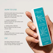 Onsen Secret Nail Reboot Buffer Nail Care Lavender 1 Buffer,2 Buffers,3 Buffers