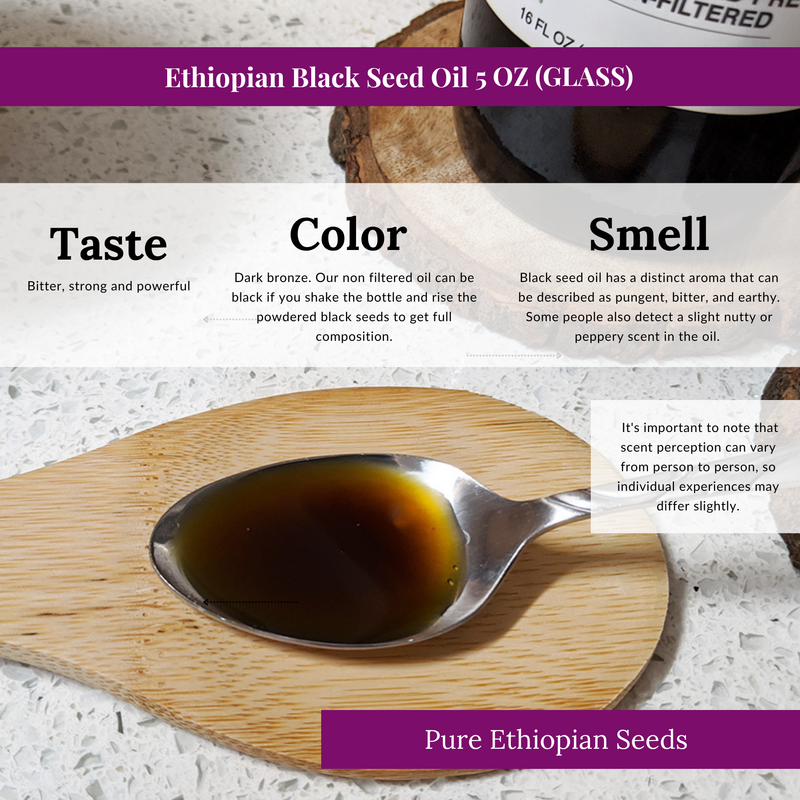 Bionatal Ethiopian Black Seed Oil 5oz (GLASS) Black Seed Oil