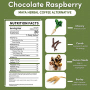 Teeccino Chocolate Raspberry Chicory Herbal Coffee Herbal Coffee