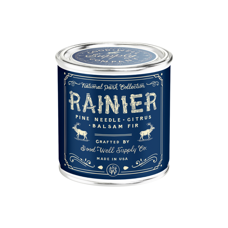 Good & Well Supply Co Rainier National Park Candle Candles