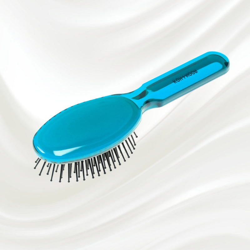 All Seasons Synthetic Pin Hair Brush - Pneumatic Cushion for Thick & Coarse Hair