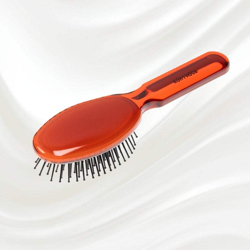 All Seasons Synthetic Pin Hair Brush - Pneumatic Cushion for Thick & Coarse Hair