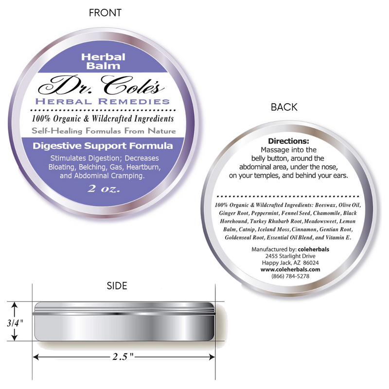 COLEHERBALS Dr. Cole's Hemorrhoid, Constipation and Digestive Bundle
