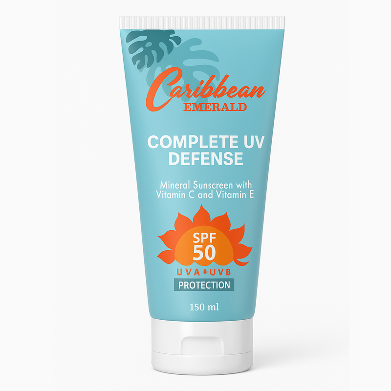 Caribbean Emerald Mineral Sunscreen with Vitamin C and E SPF 50 Sunscreen