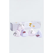 Lizush Set of 5 Heart Shaped Shower Steamers Package  - in a Gift Box - Can be personalized Unisex gift set