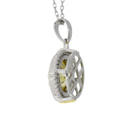 Bids.com Cubic Zirconium Fashion Pendants Sterling Silver Pendants
