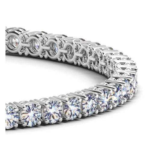 Bids.com Lab Grown Round Diamond Tennis Bracelet in 14k White Gold (8 cctw F/G  VS2/SI1) Bracelets