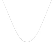 Bids.com Solid 10K Yellow Gold 0.5mm Slim and Dainty Unisex 18" Rope Chain Necklace Necklaces