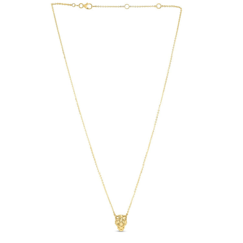 Bids.com 14k Yellow Gold Panther Head Necklace Necklaces
