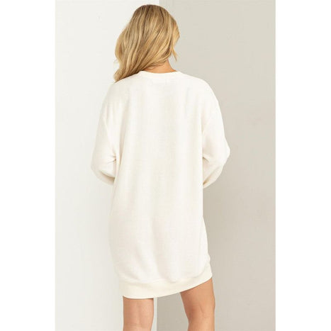 Girlfriend Sweatshirt Mini Dress