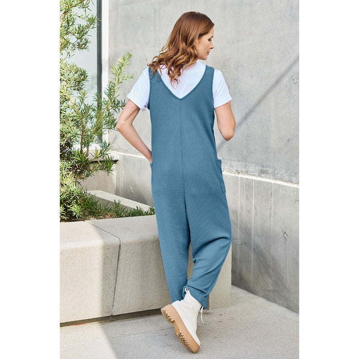 Double Take Sleeveless Straight Jumpsuit