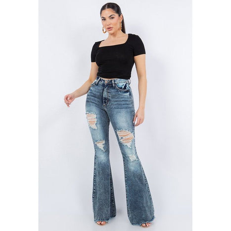 Storm Bell Bottom Jean Inseam 30"