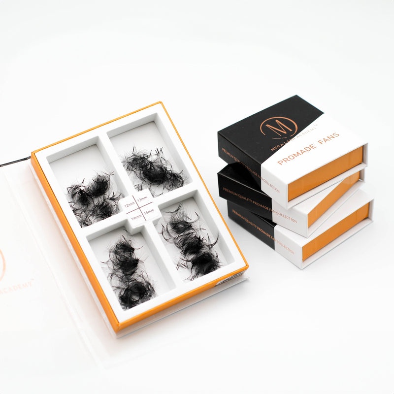 Mega Lash Academy 5D Mix Promade Loose Fans - 1000 Fans Promade Fans