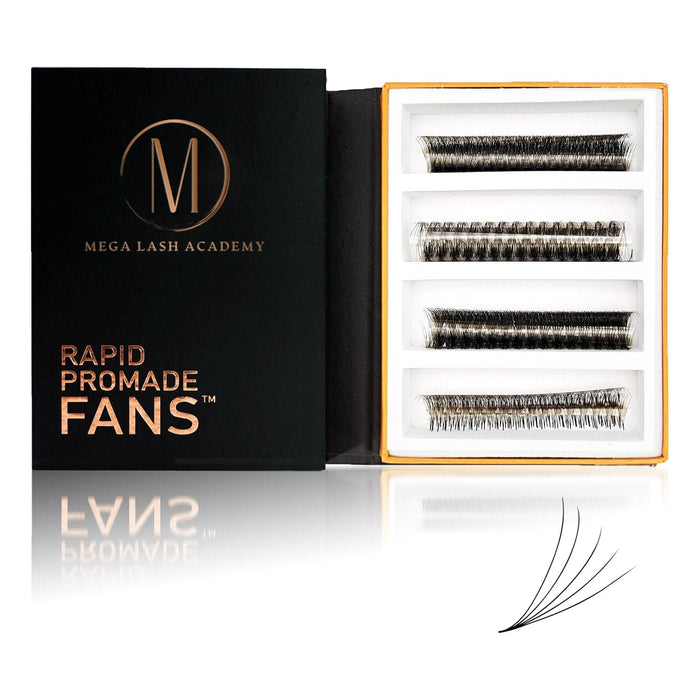 Mega Lash Academy - 5D Mix Rapid Promade Fans® - 1000 Fans 0.05oz.