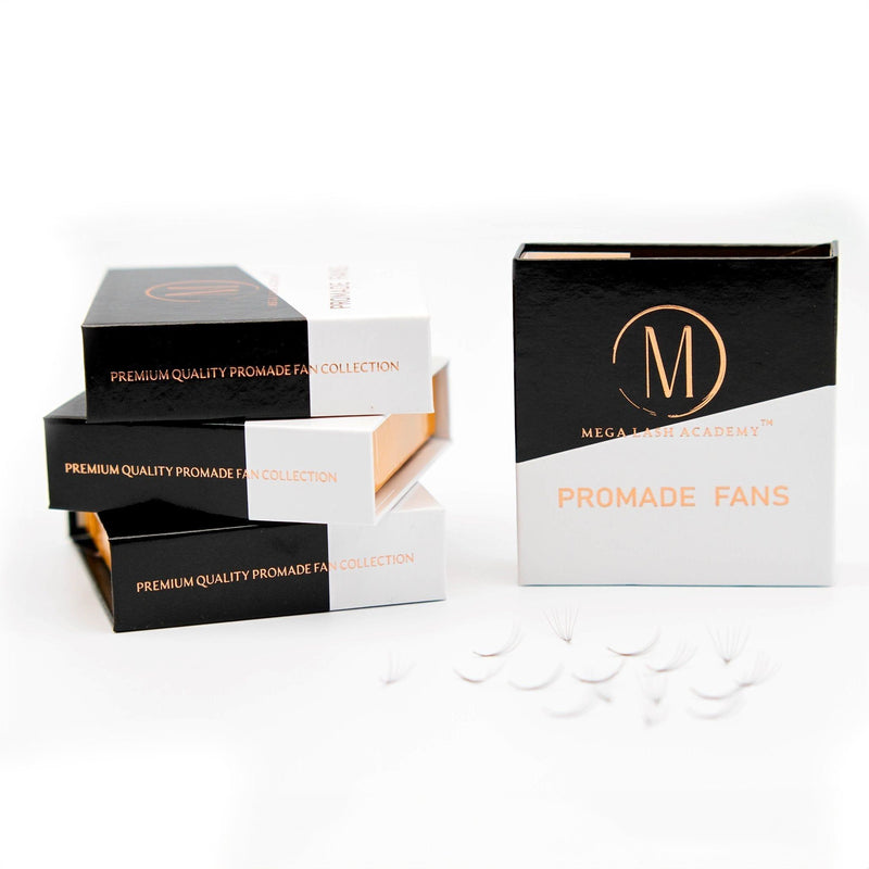 Mega Lash Academy 5D Promade Loose Fans - 500 Fans Promade Fans