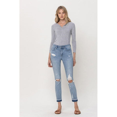 Mid Rise Crop Skinny