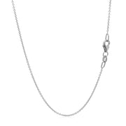 Bids.com Double Extendable Cable Chain in 14k White Gold (1.0mm) Necklaces