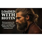 Mill's Beauty Supply G.B.S Beard Natural Hair Growth Serum with Biotin 1 oz Beard Oil