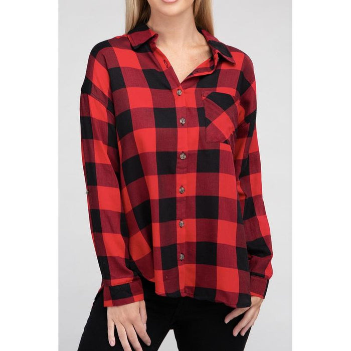 Classic Plaid Flannel Shirt