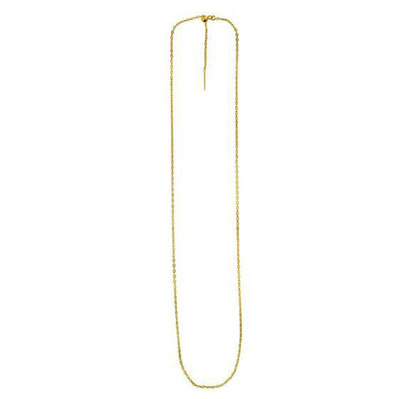 Bids.com Endless Adjustable Cable Chain in 14k Yellow Gold (1.70 mm) Necklaces