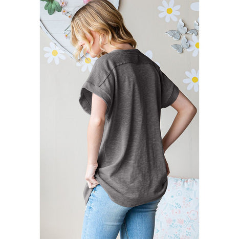 Heimish Short Sleeve Round Neck T-Shirt