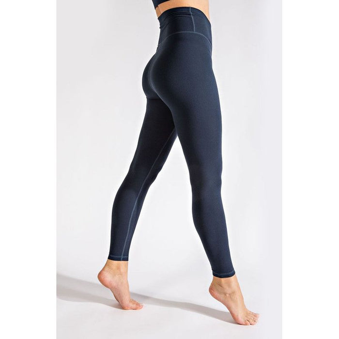 V Waist Full Length Leggings