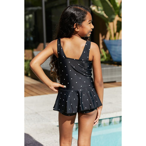 Marina West Swim Kid's Clear Waters Swim Dress in Aloha Forest